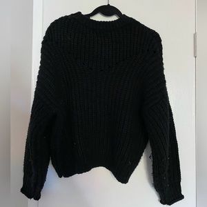 ELODIE Black Sweater - Size Small